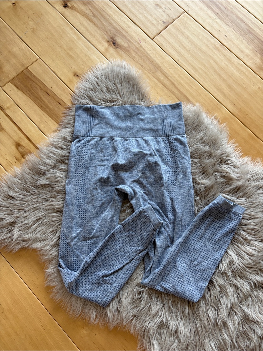 Amazon Heather Gray Seamless High-Rise Leggings